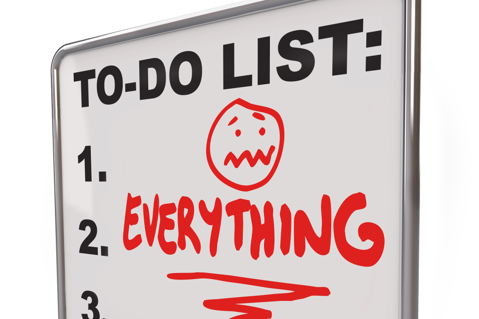 to-do list everything deadline schedule full